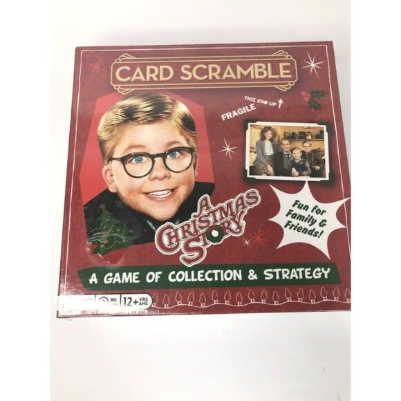 A Christmas Story CARD SCRAMBLE Board Game- NEW - Picture 1 of 4